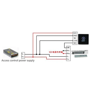 Infrared Sensor Emergency Touch Sensor Exit Switch for Door Access Control