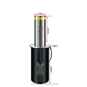 Automatic Hydraulic Retractable Rising Road Bollards Prices