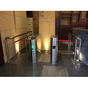 Waterproof Semi - Auto Tripod Turnstile Security Gate with RFID Card Reader
