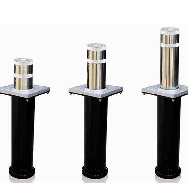 Illuminated Hydraulic Rising Bollards Remote Control Parking Security Rising Bollards