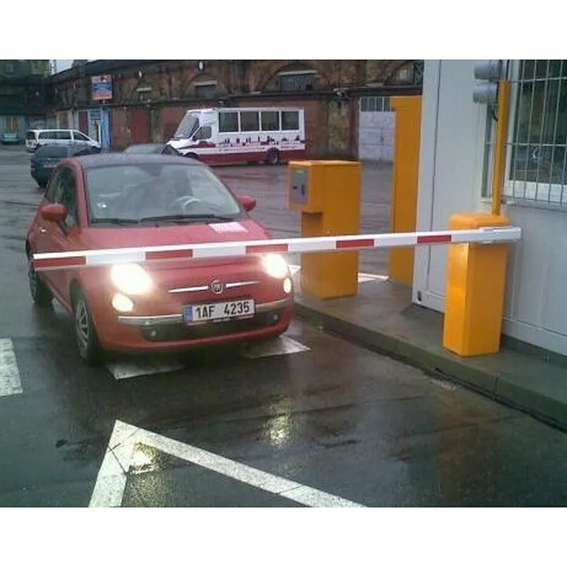6 m single arm remote control car parking lot barrier