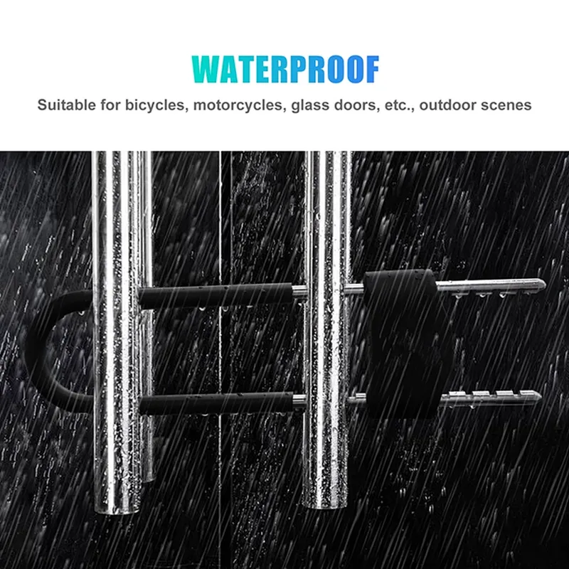 Good Quality Manufacturer Various Kinds Smart Intelligent Motorcycle Fingerprint Door Lock Bike U Lock