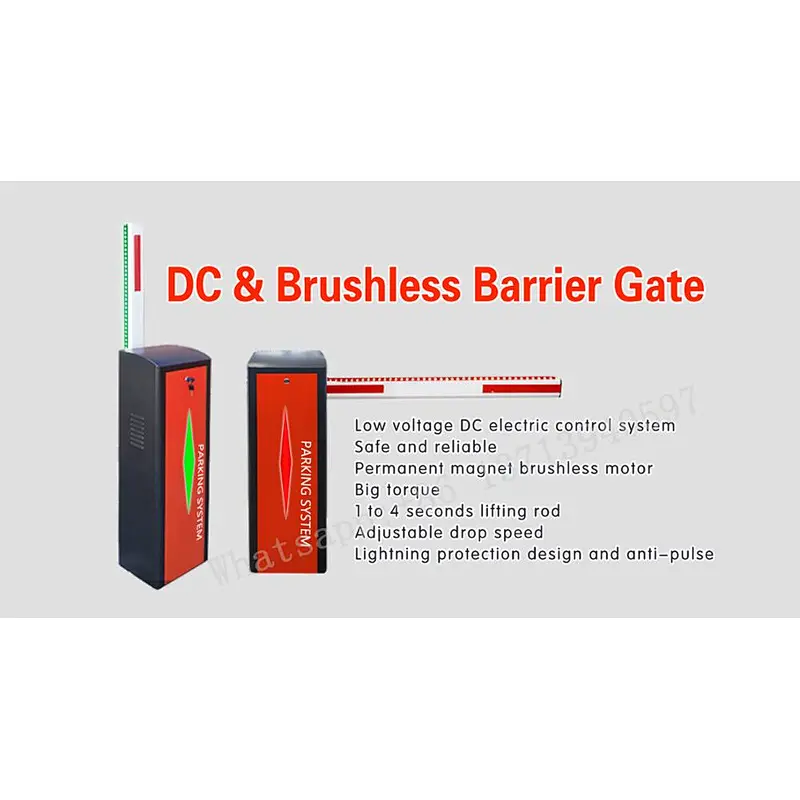 Full automatic electronic mechanical boom barrier gate for parking