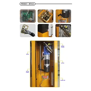 Vehicle Barrier Gate with electric motor Boom Barrier Automatic with an Arrow of 6.0 meters