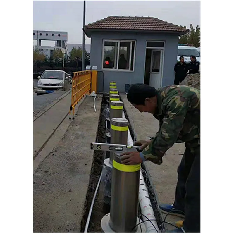 Automatic Hydraulic Bollard Community Anti-collision With Warning