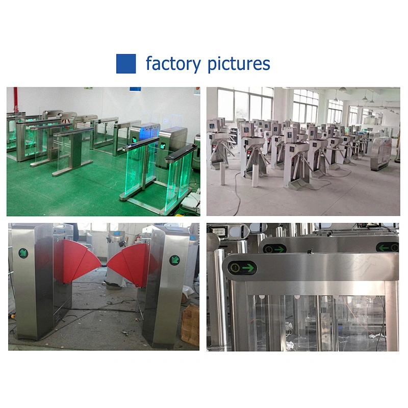 Luxury Security Control Glass Flap Turnstile for Airport and Metro/CE approved high-tech barcode scanner electronic turnstile
