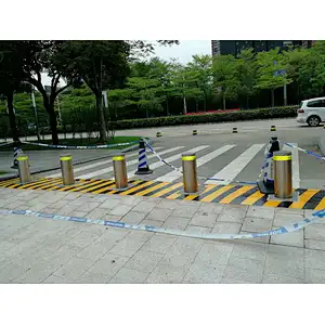 Electric Control System Semi-automatic Bollard Anti-collision Stainless Steel Road Bollard