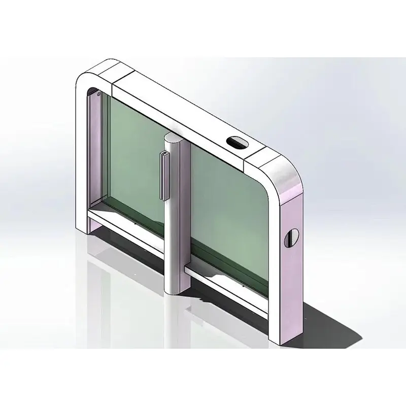 CE Approved Pedestrian Control Security 304 Stainless Steel RFID Reader Gate Turnstile