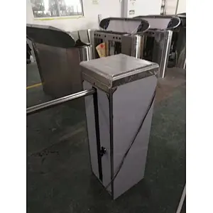 Vertical Intelligent Security Protection Single Arm Swing Barrier Gate Turnstile for Supermarket Entrance