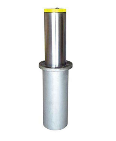 Road traffic safety parking rising bollard semi-automatic lift up bollards