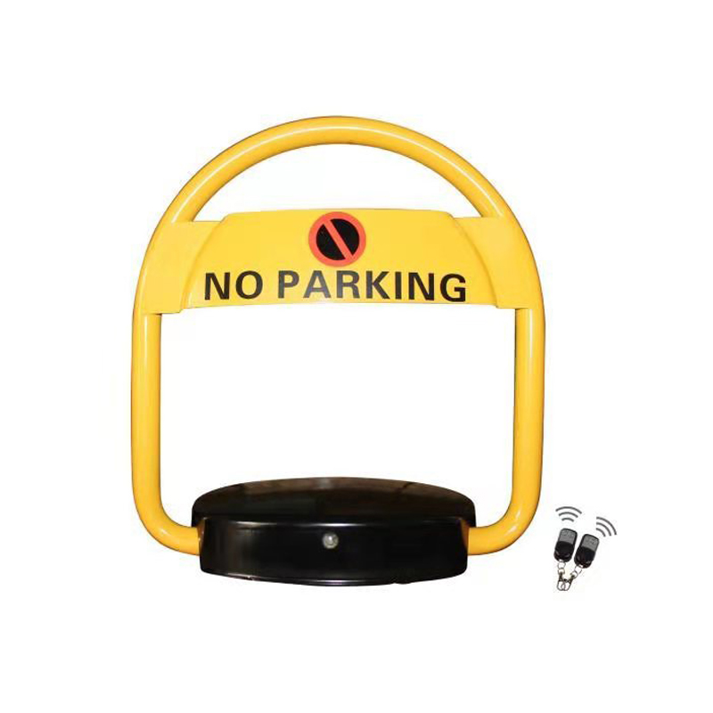 Portable solar remote control parking space protector car parking lock