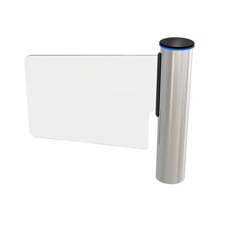 OEM New 304 Stainless Steel Supermarket Telescopic Tubular Swing Barrier Gate Design