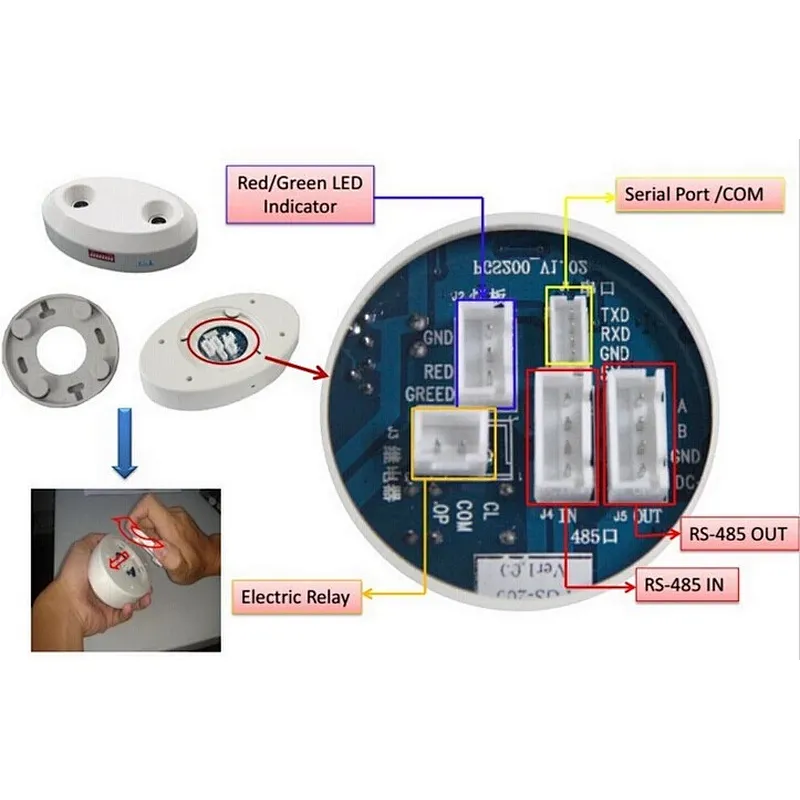 Manufacturer RS485 Car Parking Lot Space Sensor for Parking Guidance System