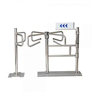 Distribution Price Supermarket Gate 304 Stainless Steel Manual Turnstile applied in Supermarket Entrance