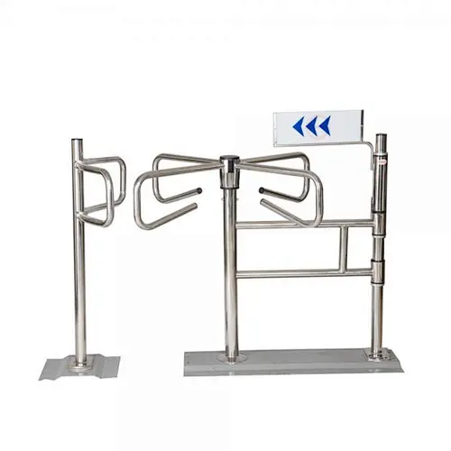 Distribution Price Supermarket Gate 304 Stainless Steel Manual Turnstile applied in Supermarket Entrance