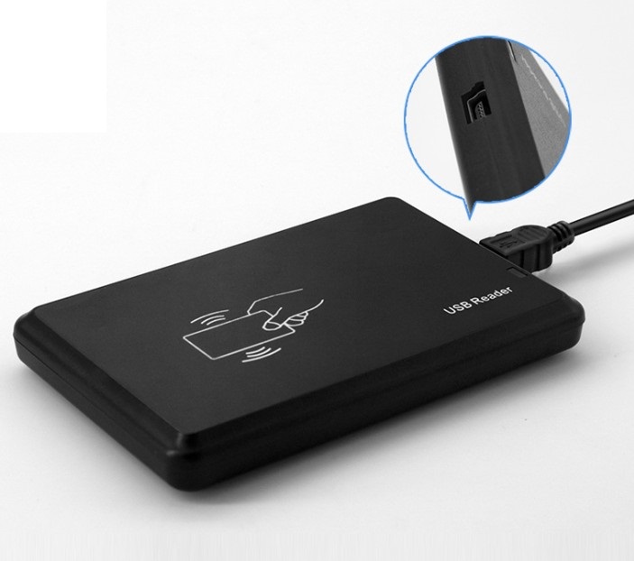 USB Smart RFID Chip Card Reader Writer Encoder Issuer ID IC Card Writer for Parking Access for Hotel