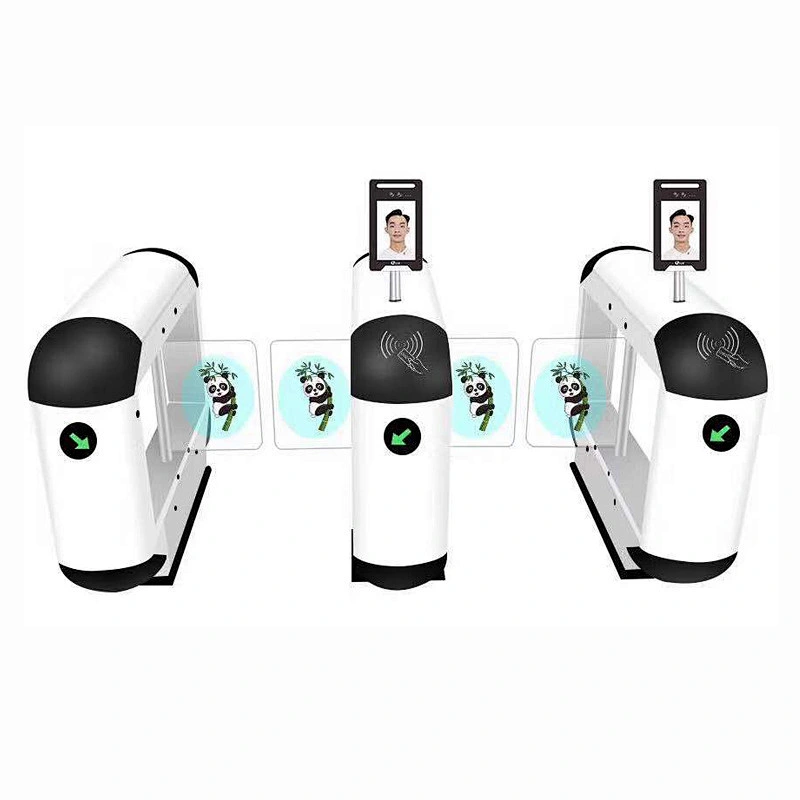 GYM Station Automatic RFID Security Retractable Flap Barrier Gate Hight end turnstile gate