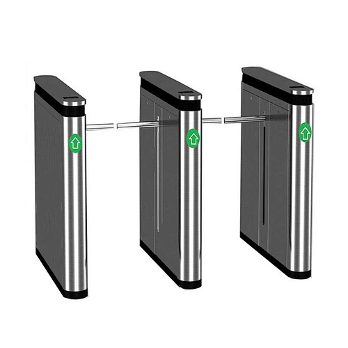 Entrance Access Control System SS304 Stainless Steel Drop Arm Barrier/Optical One Arm Turnstile