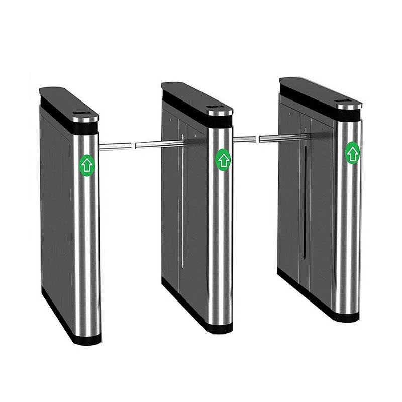 Entrance Access Control System SS304 Stainless Steel Drop Arm Barrier/Optical One Arm Turnstile