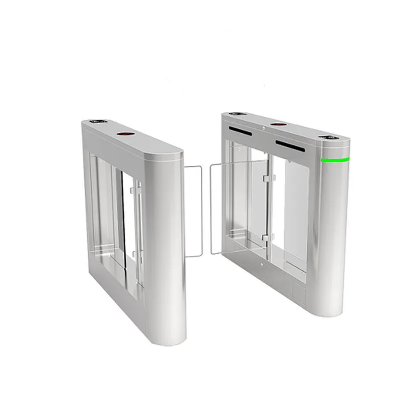 New  2020 Double core  double swing glass door automatic fast speed gate swing barrier turnstile door