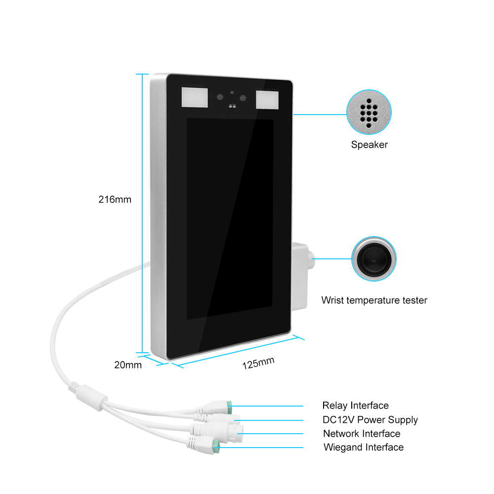 1080P Face Recognition Smart CCTV Camera with 7-Inch LCD Screen