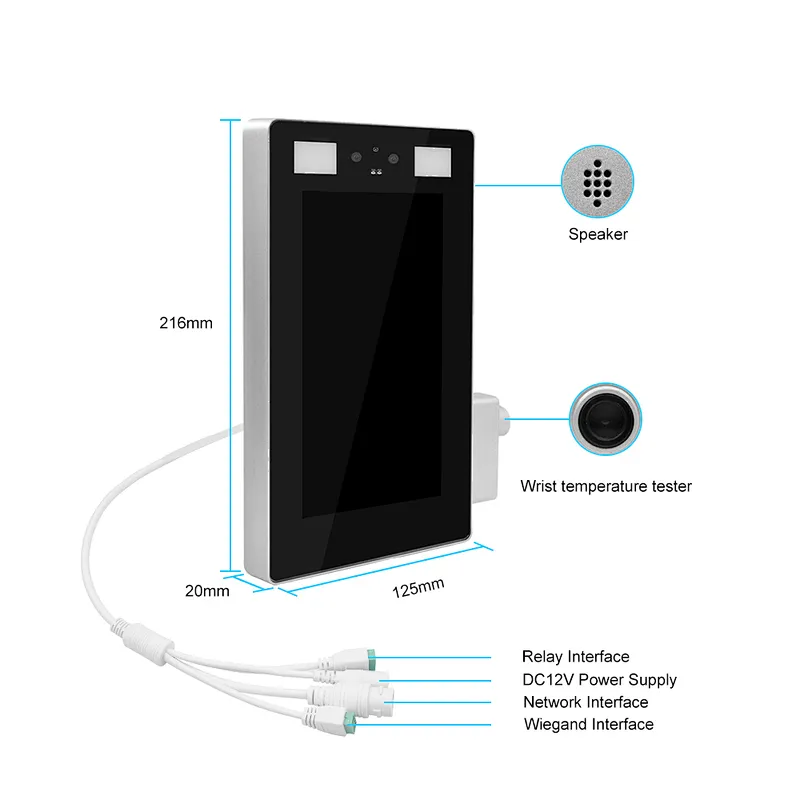 1080P Face Recognition Smart CCTV Camera with 7-Inch LCD Screen