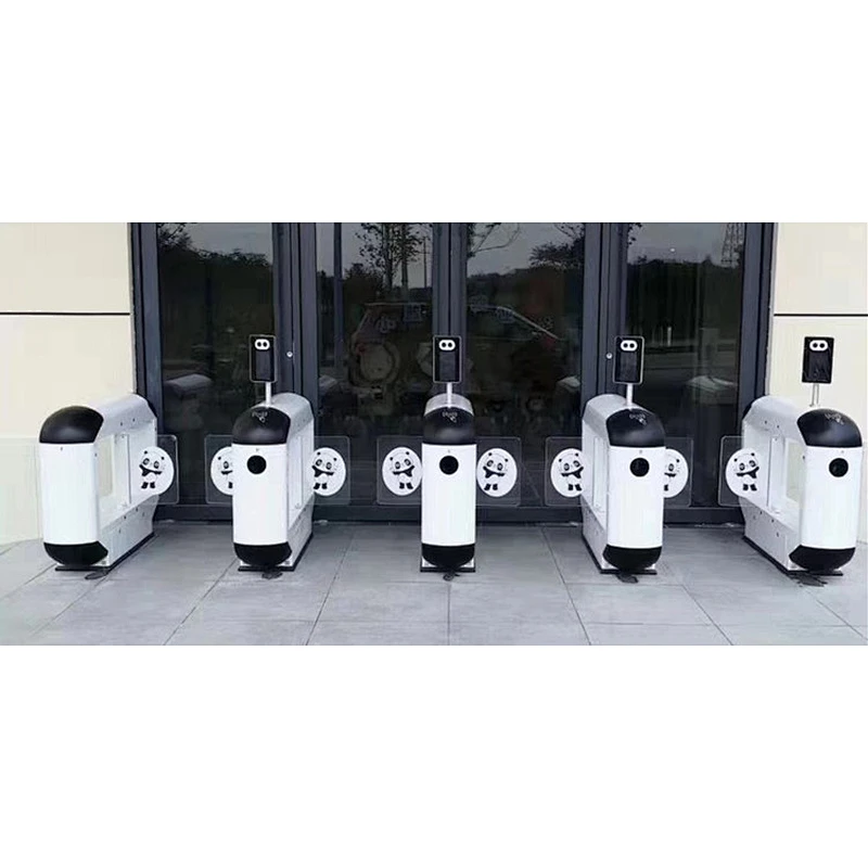 GYM Station Automatic RFID Security Retractable Flap Barrier Gate Hight end turnstile gate
