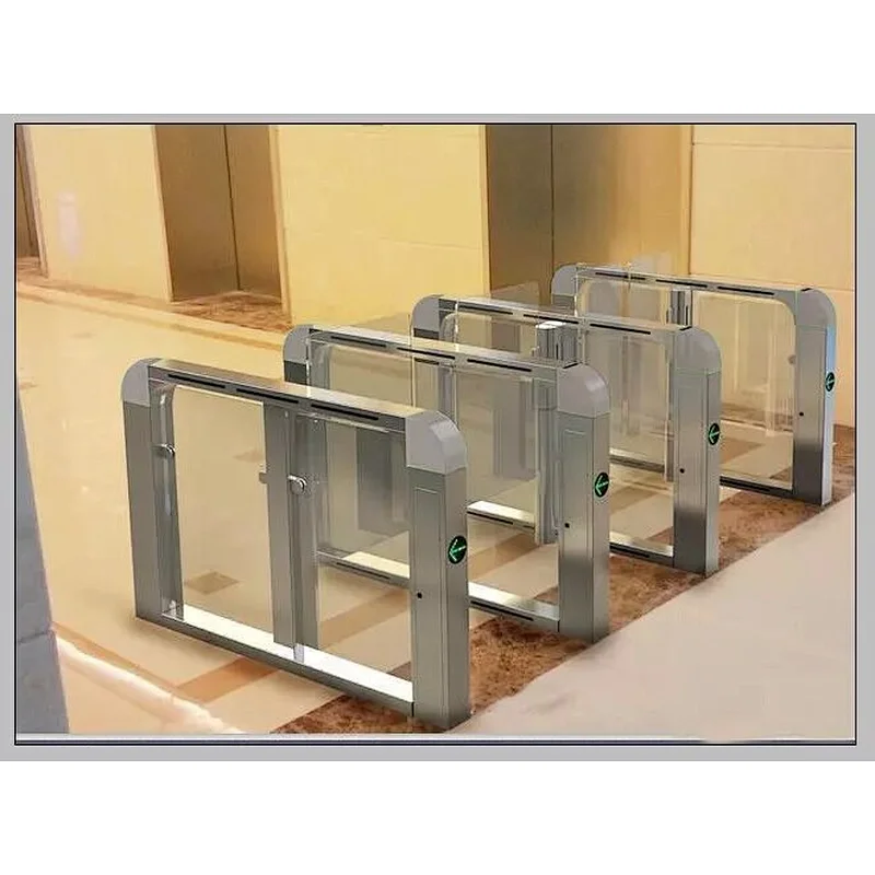 Stainless Cabinet Turnstile Stadiums Barriers Gate with ESD Checker