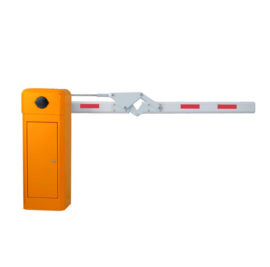 Parking lot traffic arm drop folding arm boom barrier gate