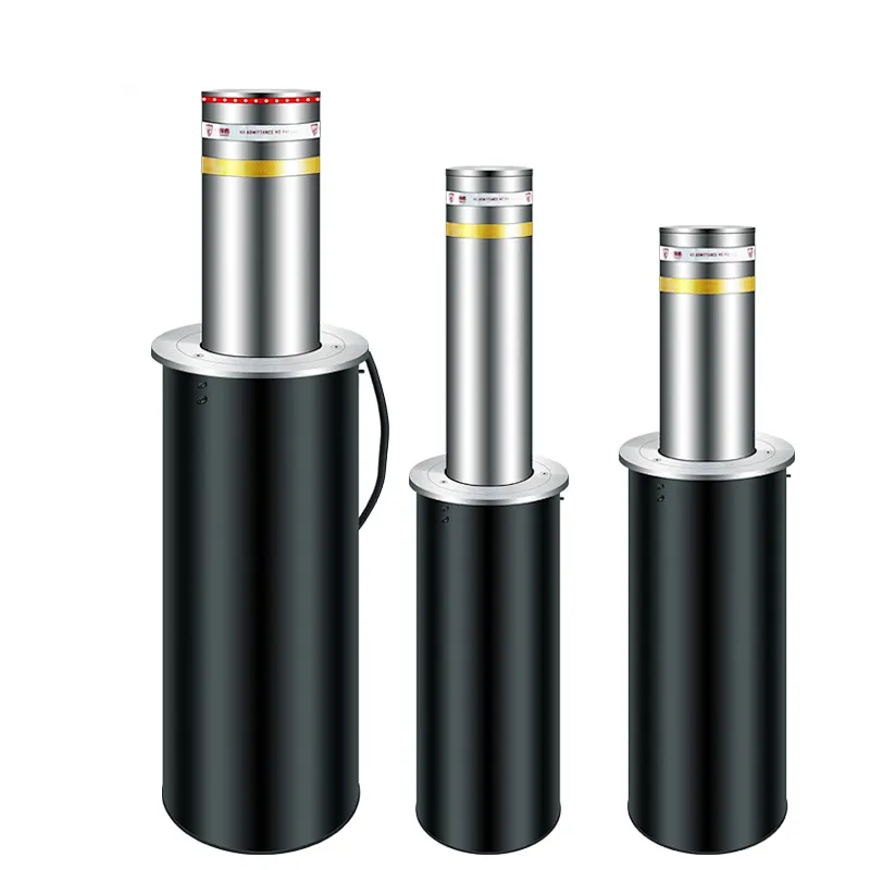 Best Selling Led Stainless Steel Hydraulic Automatic Retractable Traffic Safety Road Bollard