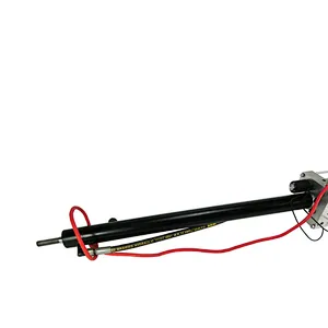 Automatic remote control heavy duty electric road block rising stainless steel pipe bollard