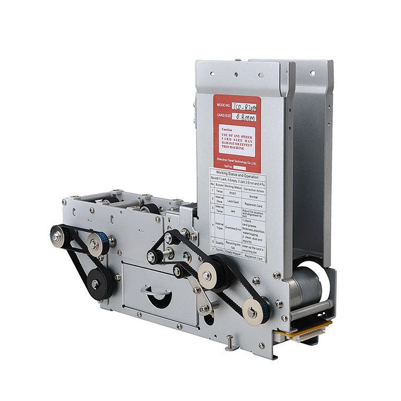 Automatic Ticket Dispenser Machine With Card Dispenser for the Parking