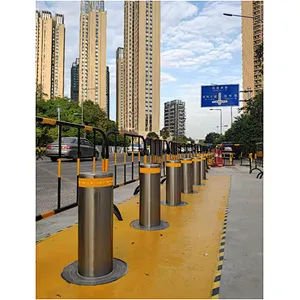 Discounted Price Retractable Parking Posts/Fold Down Bollard/Automatic Rising Bollards