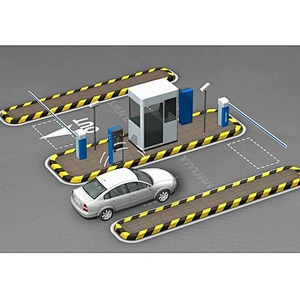 Remote Control Automatic Smart Car Parking System Boom Barrier Gate,Retractable Belt Barrier