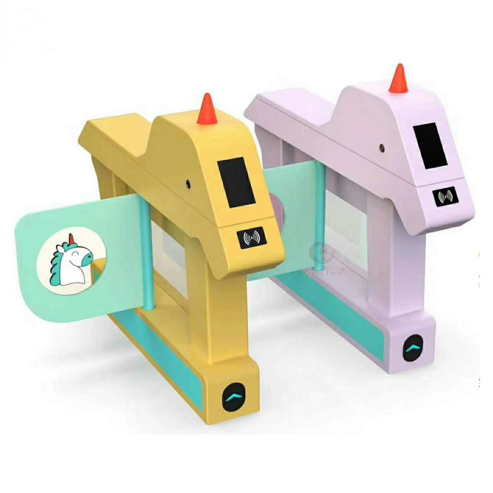 New Child Snail Wing Brake Retractable Flap Barrier Automatic Turnstile Security Gate for Kids