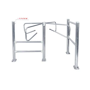 Cheap and Stable Manual Supermarket 304 Stainless Steel Barrier Turnstile Main Gate
