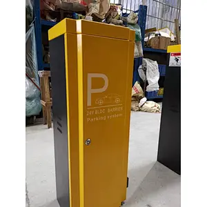 Anxia Retractable Automatic 1-6 meters Straight Arm Traffic Barrier Gate For Security