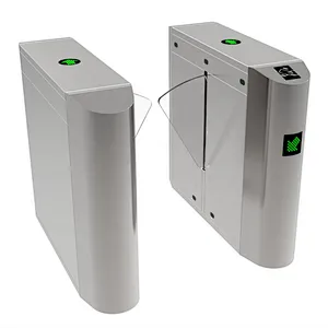 Luxury Pedestrian Turnstile Gate Access Control System Swing Turnstile with Facial Recognition
