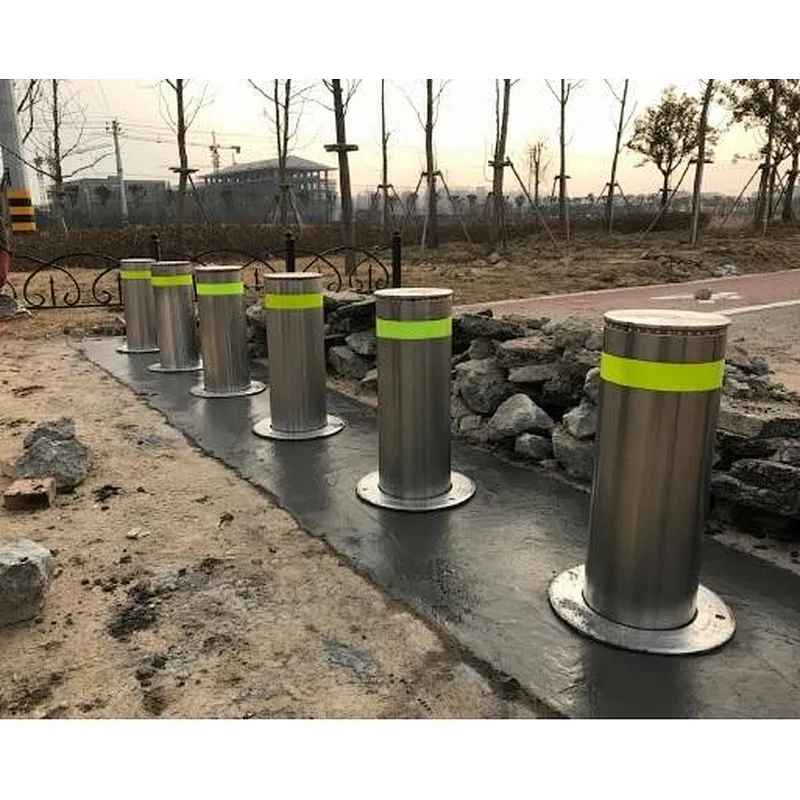 High quality automatic hydraulic rising bollard retractable electric bollard barrier