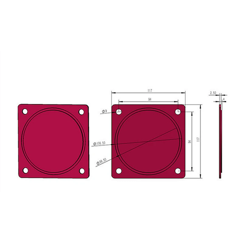 Top Acrylic Cover for LED Red Green Arrow Light Direction Panel on Turnstile Spare Parts Accessory