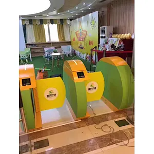 Kindergarten Fingerprint RFID Bracelet Swing Turnstile Barrier Gate in School