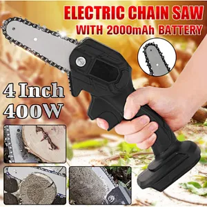 Portable Electric Pruning Saw Woodworking Electric Saw Garden Mini Electric Chain Saw Lithium Battery