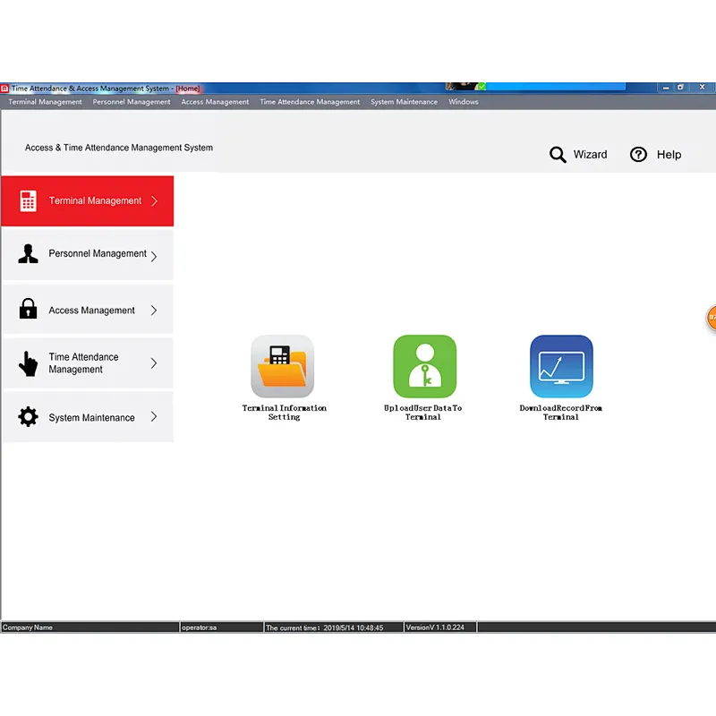 Biometr 3D Face ID Recognit Reader Machine Time Recorder for Access Control and Employee Management