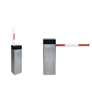 White And Grey Boom Barrier/ Stainless Steel Crash Rated Boom Barrier/ Parking Barrier Gate