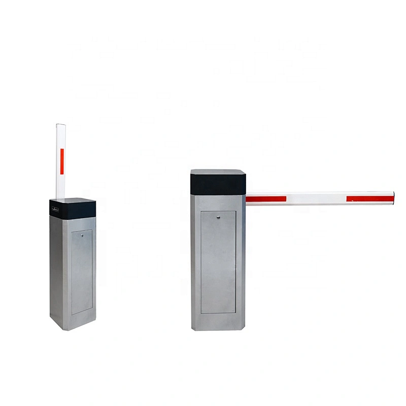White And Grey Boom Barrier/ Stainless Steel Crash Rated Boom Barrier/ Parking Barrier Gate