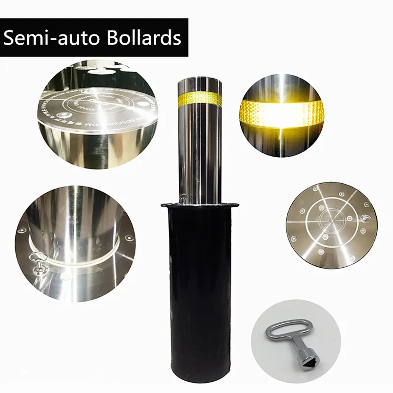 Stainless Steel Hydraulic Parking Bollards