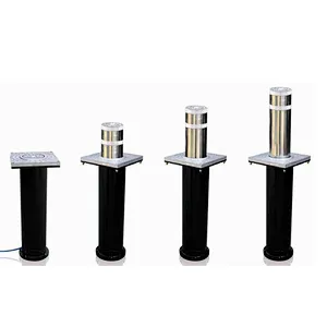 IP68 Outdoor Stainless Steel Garden Hydraulic Automatic Lifting Bollard Road Blocker