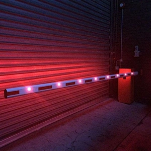 Parking Gate Barrier DC motor Boom Gate Barrier 5 Million Cycles Automatic Barrier gate with LED