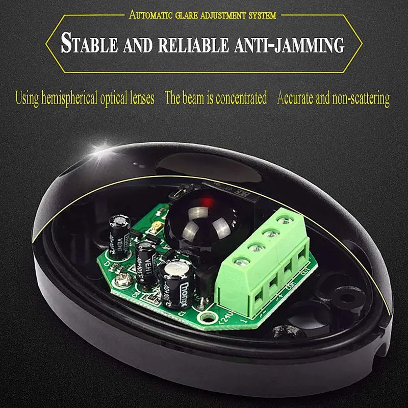 Waterproof infrared reflective photocell sensor security infrared door gate beam sensor