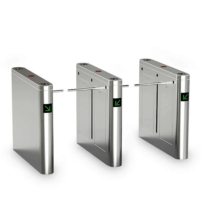 Entrance Access Control System SS304 Stainless Steel Drop Arm Barrier/Optical One Arm Turnstile